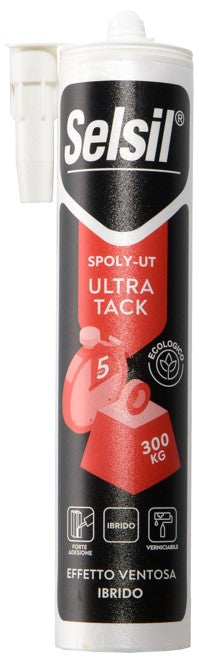 SELSIL ADESIVO MONTAGGIO EFF. VENTOSA BIANCO ML.290 SPOLY-UT