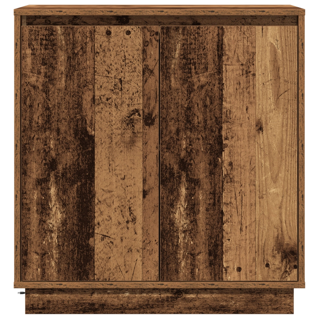 Mobile con LED in legno antico 71x34,5x75 cm in legno ingegnerizzato
