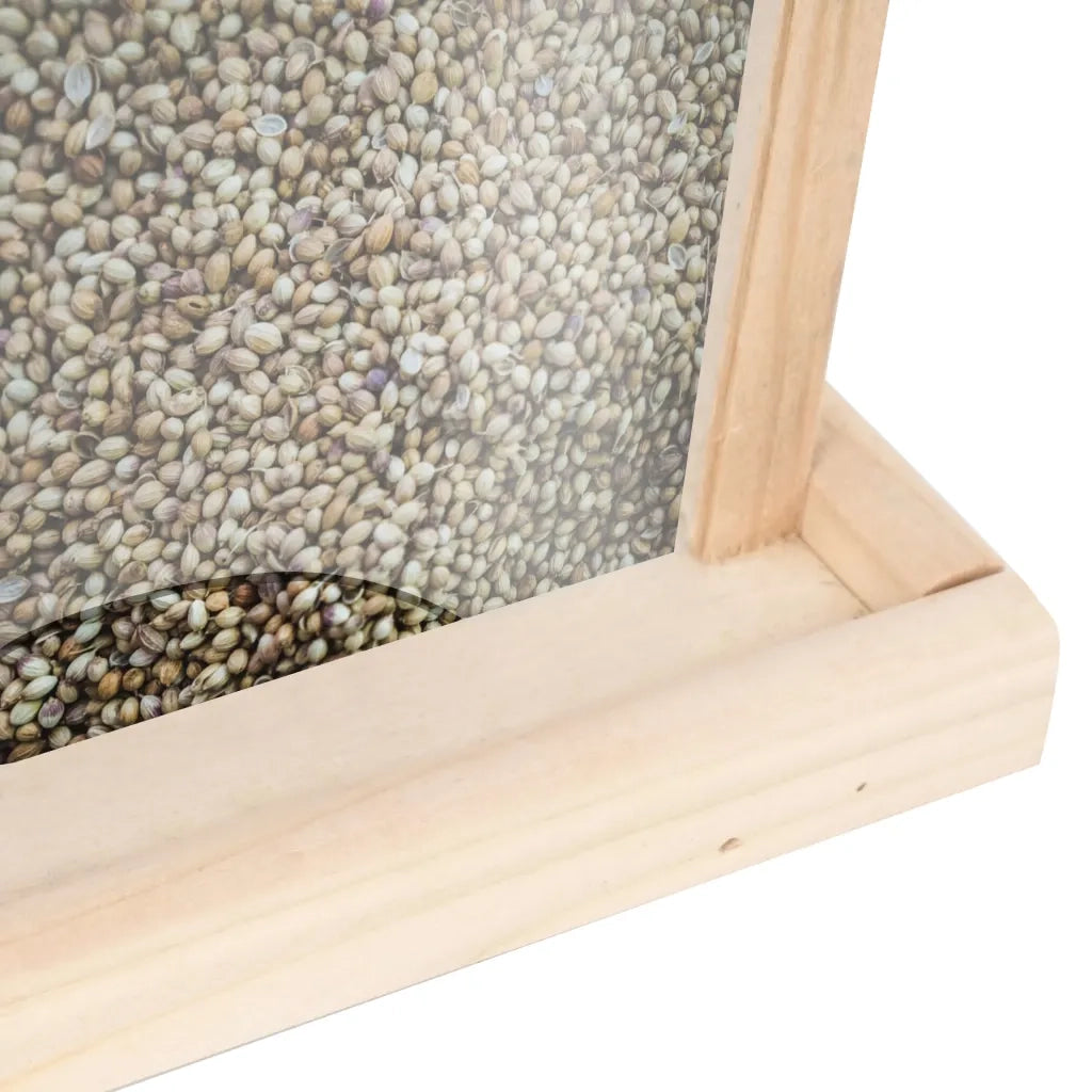 Mangiatoie per Uccelli 4 pz in Legno di Abete CFW5306461