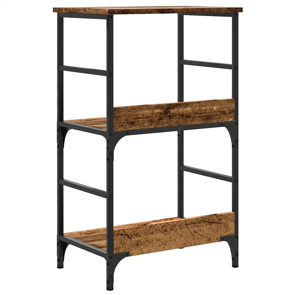 vidaXL Libreria Legno Antico 50x33x82 cm in Legno Multistrato