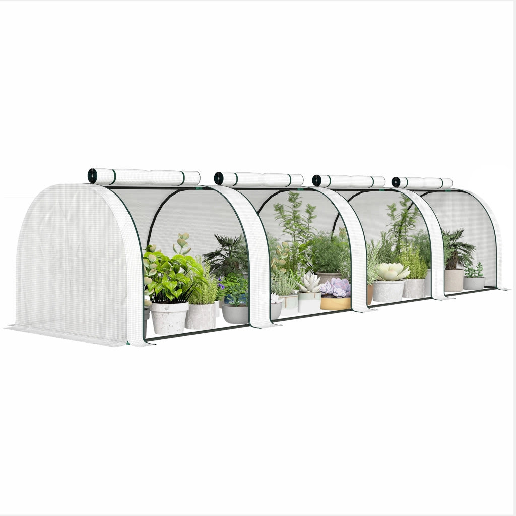 Serra da giardino ¨C zephmum ¨C Bianco 395x100x80 cm