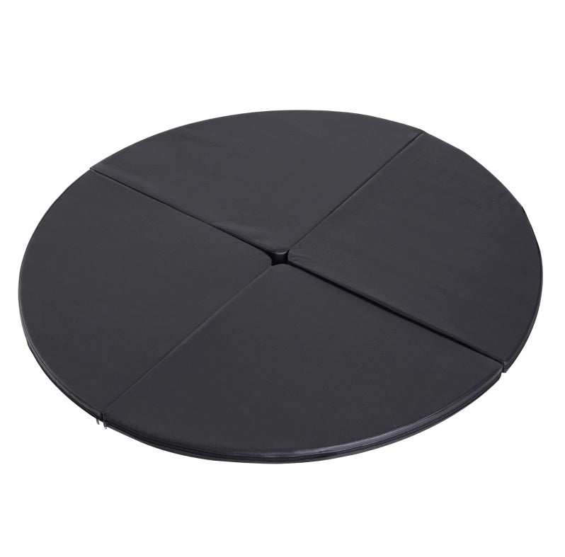 Materassino rotondo per pole dance Ø150 cm, 5 cm, nero