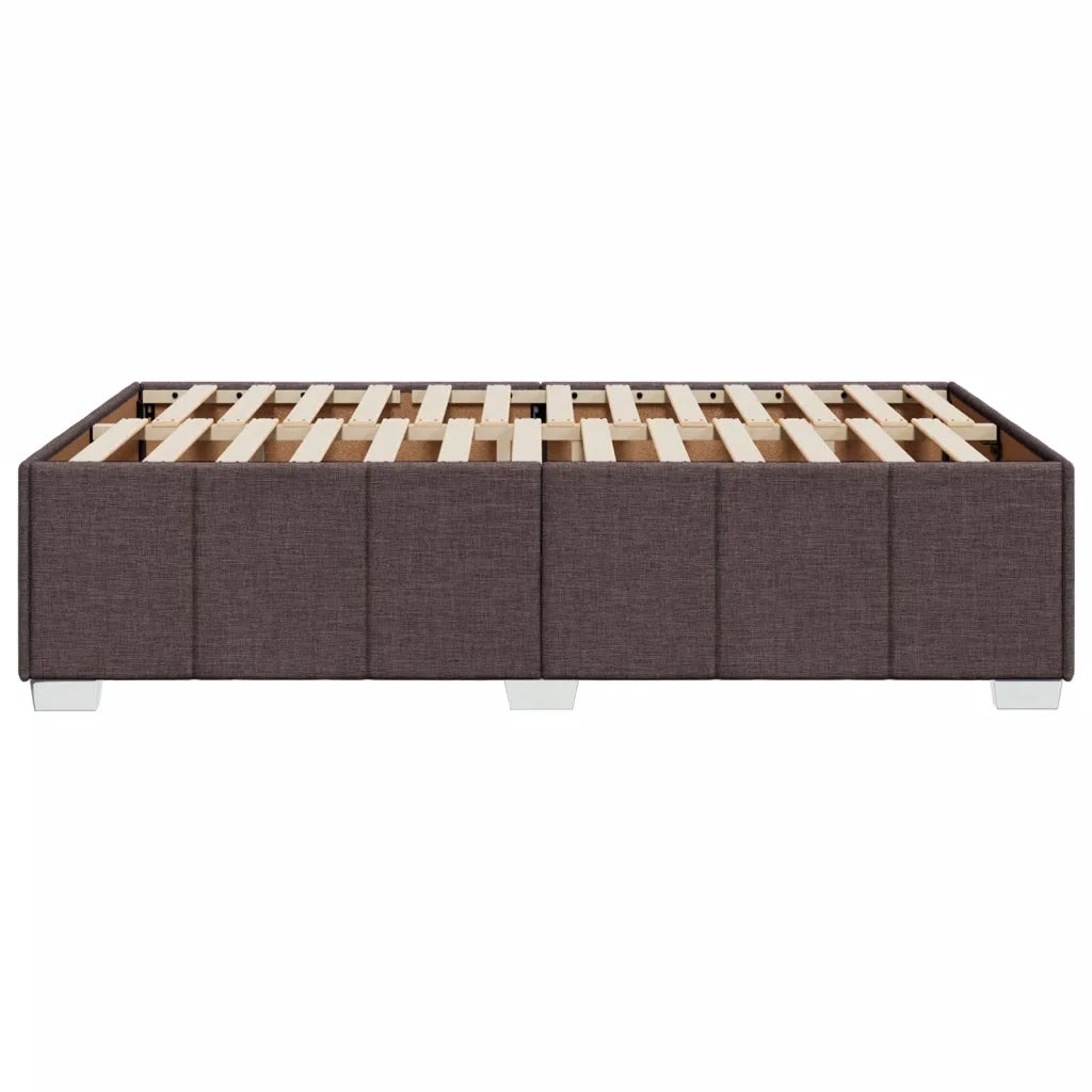 Giroletto senza Materasso Marrone Scuro 80x200 cm in Tessuto 3284821