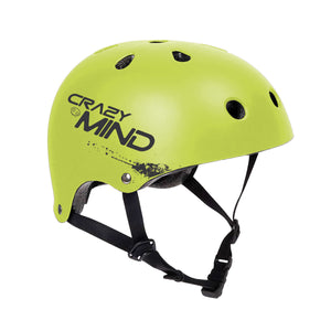 Casco Aerodinamico per Bambini Misura 54-58 cm con Fori di Aerazione Arancio o Nero o Verde