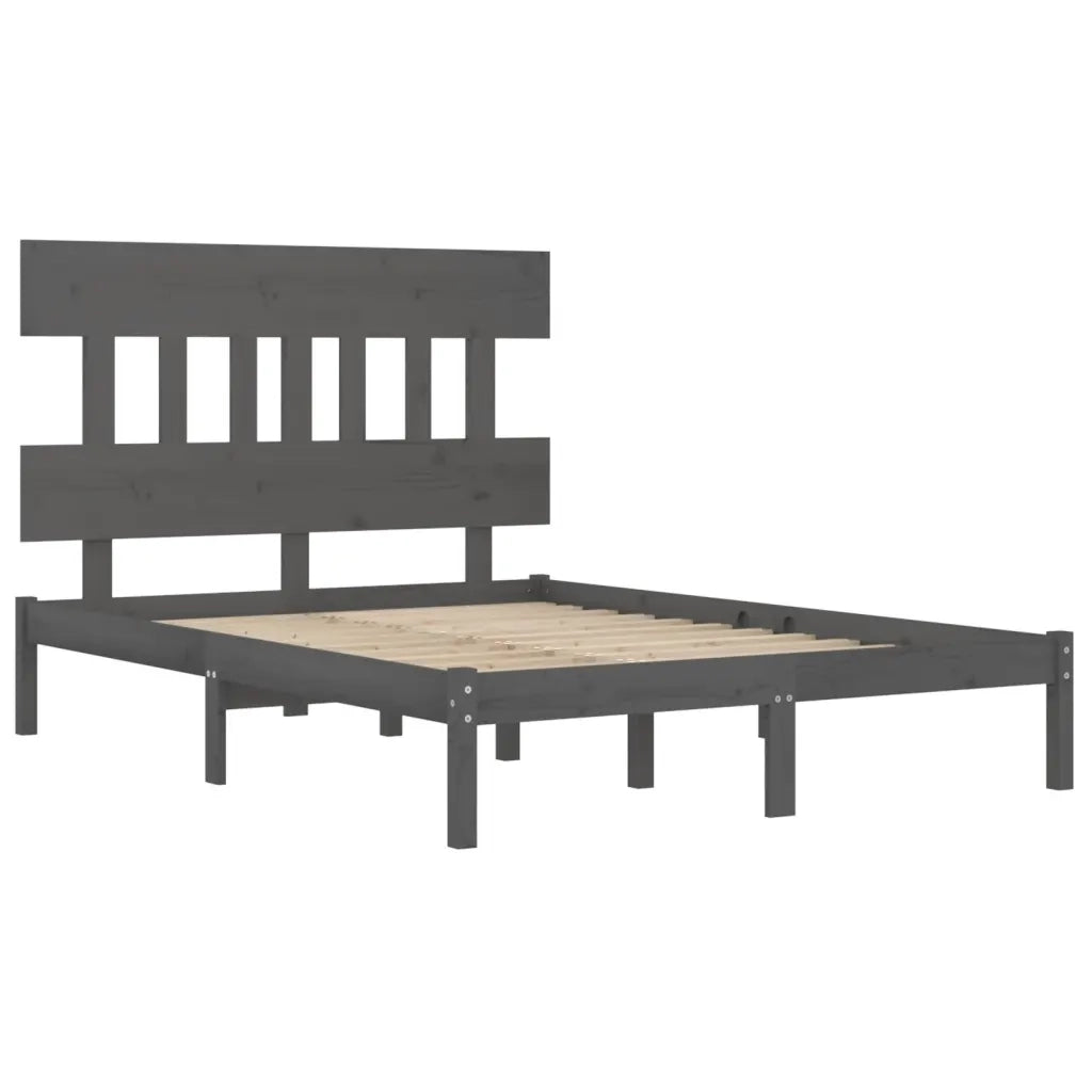 Giroletto Grigio in Legno Massello 200x200 cm 3104760
