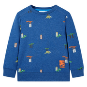 Felpa da Bambino Blu Scuro MÃ©lange 116
