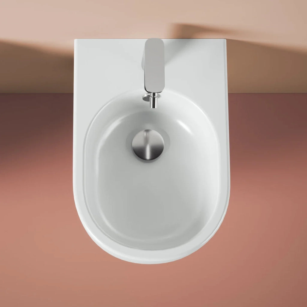 Bidet Da Terra The ArtCeram Bianco Lucido "File 2.0"