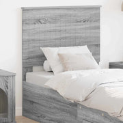 Testiera-Testata-Testiera Decorativa Grigio Sonoma 80 cm Legno multistrato 464510