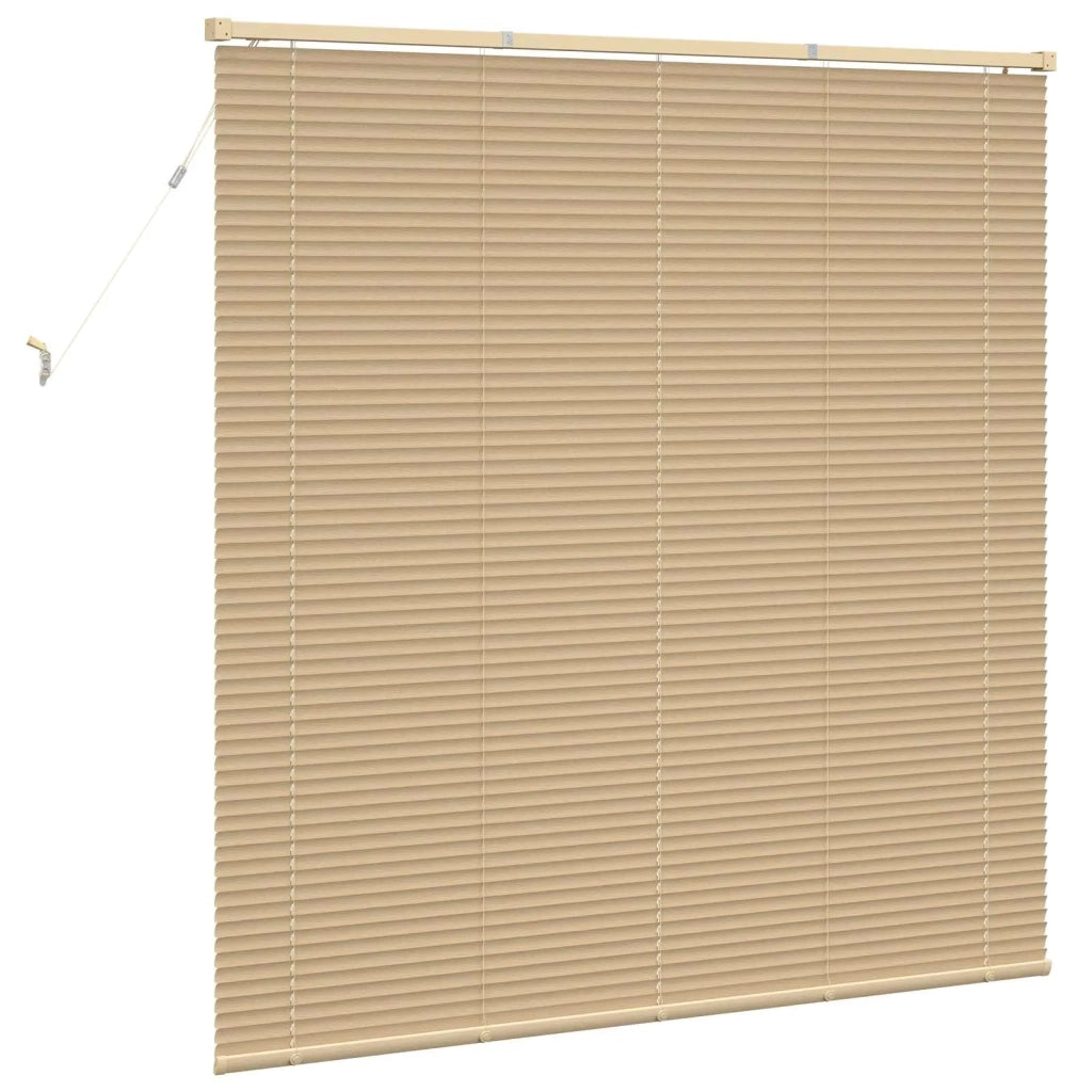 Tenda Veneziana Marrone Chiaro con Motivo 150 x 150 cm PVC 42003769