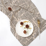 Serviette in cotone/linen - Tavolo in tessuto duraturo - Copri tavolo/finestra - Adatto a ogni occasione - 71 x 50 cm - Finissaggio eccellente