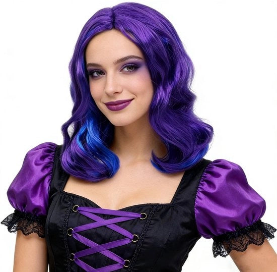 Accessorio per Feste - Capigliatura Hatterabile - Fibra Termoresistente - Halloween/Carnaval - Accessorio per Feste - Comfortevole Comfort di Trasporto - Capigliatura