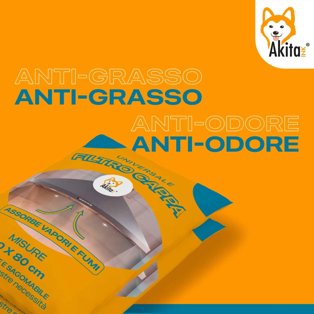 Filtro Cappa Cucina Akitaink 40x80 cm Universale 2 PZ