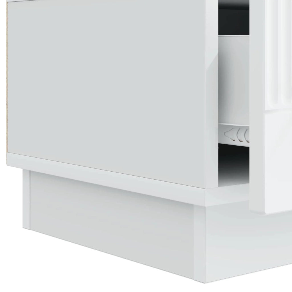 Mobile TV Bianco 147 x 34,5 x 27 cm Legno ingegnerizzato 895395