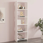 Biblioteca Piubega, Libreria 5 Ripiani, 50x20x160h cm Bianco