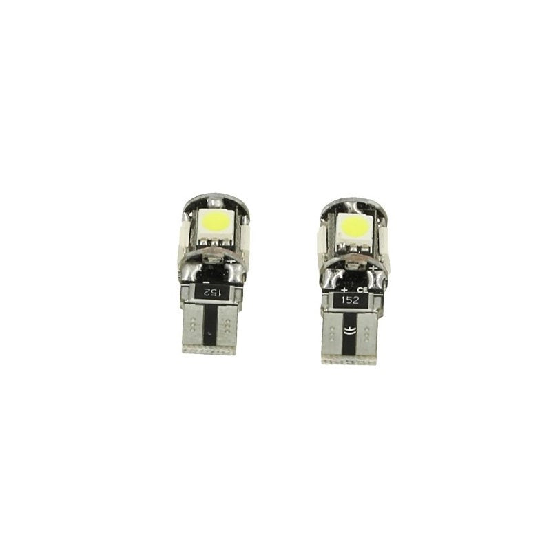 24V Lampada LED Canbus T10 W5W Blu Luci Posizione Targa per Camion Bus Barca 5 SMD 5050