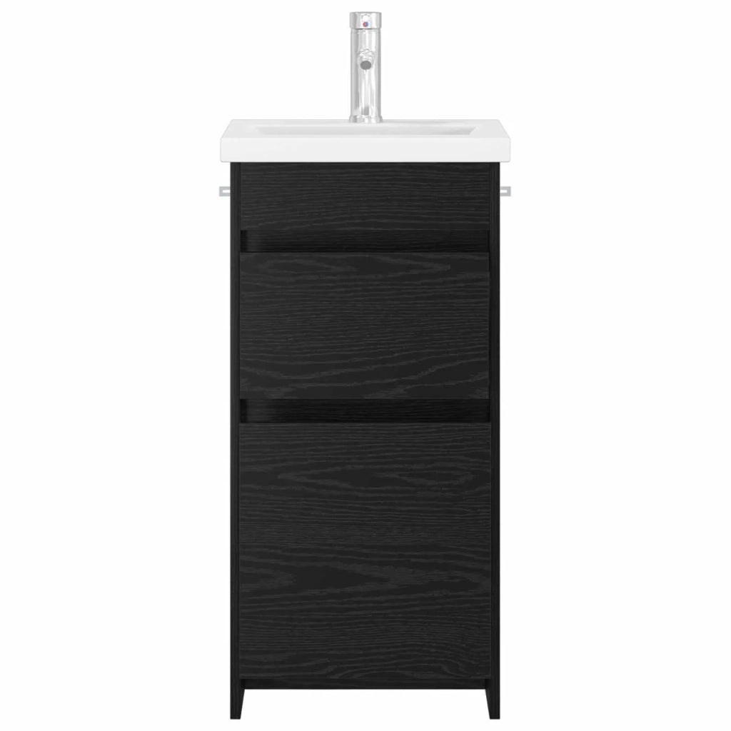 Mobile da bagno con lavabo Rovere Nero 42 x 40 x 84,5 cm 890721