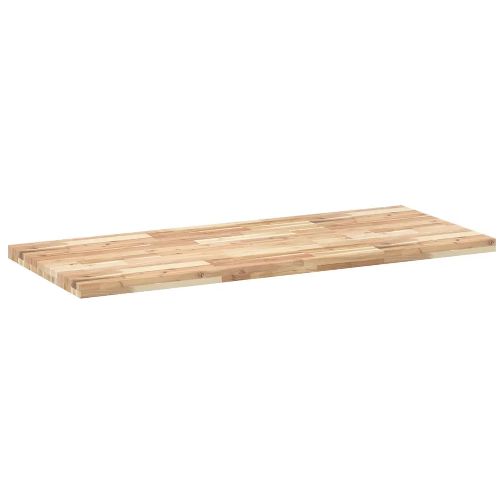 Piano da Bagno Non Trattato 120x60x4cm Legno Massello di Acacia 3279685