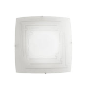 PLAFONIERA CONCEPT 3XE27 40X40XH10,5CM A RIGHE.