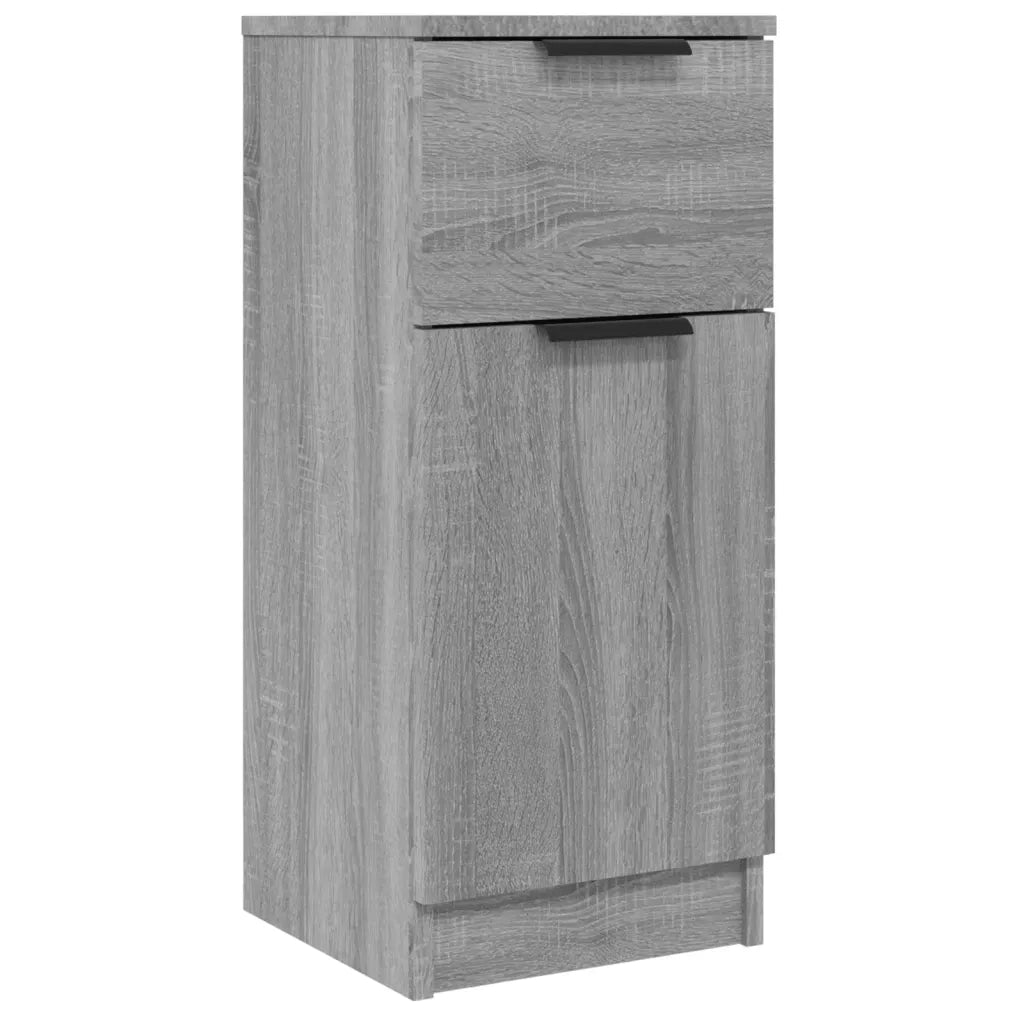 Credenze 2 pz Grigio Sonoma 30x30x70 cm in Legno Multistrato 817003
