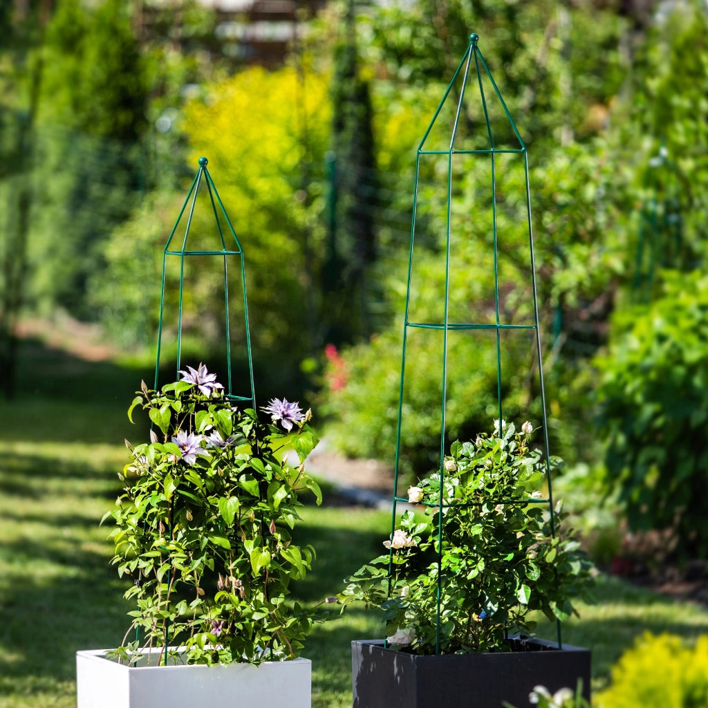 Supporto per piante da giardino KADAX per rose e fiori, in metallo, 150 cm.