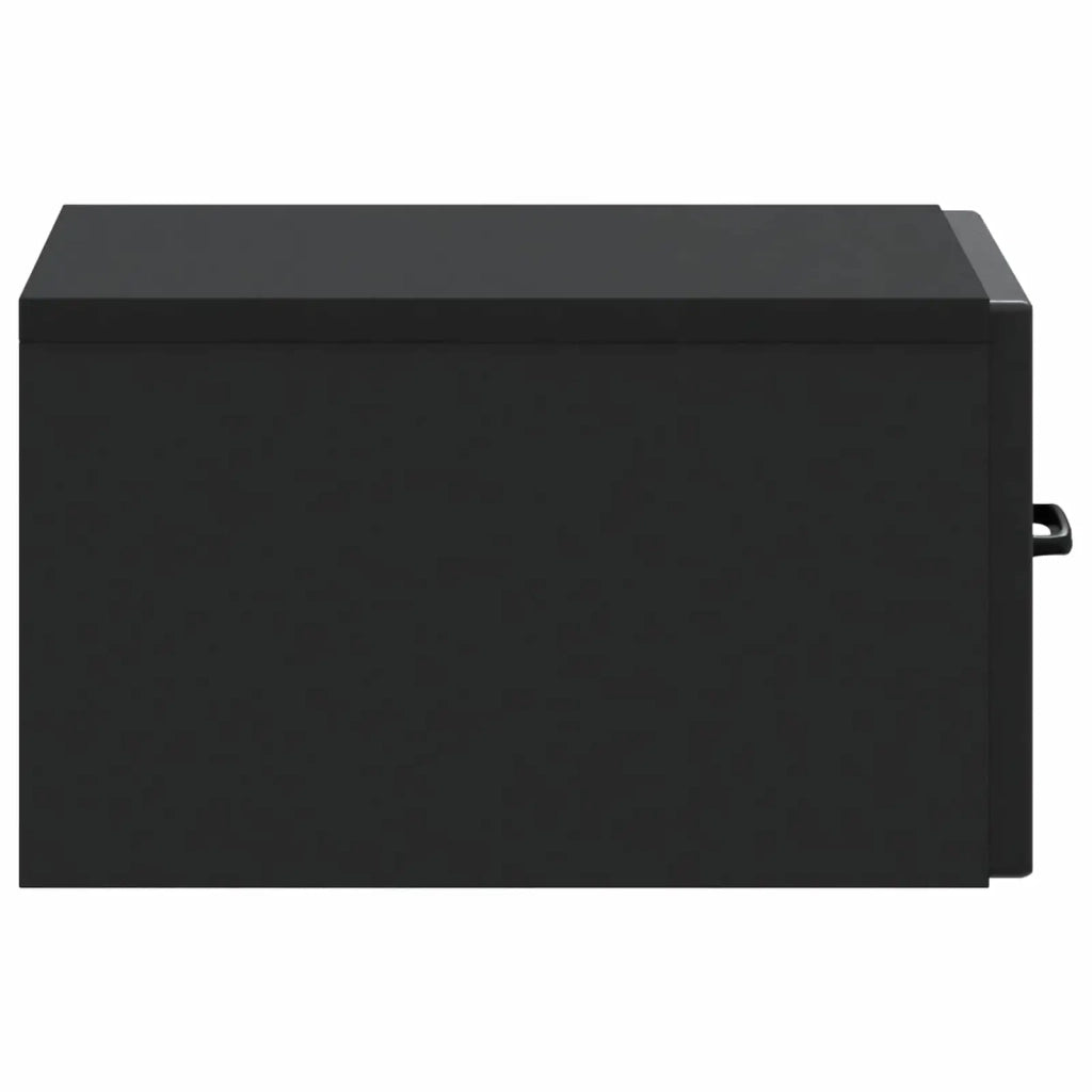 Tavolino da Parete Laterale Nero 59 x 34,5 x 17 cm 899166