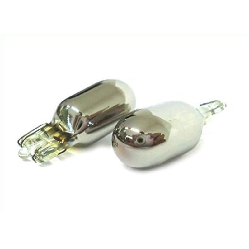Blister 2 Lampade T10 W5W 12V 5W Arancione Frecce Laterali Cromate Invisibili Auto