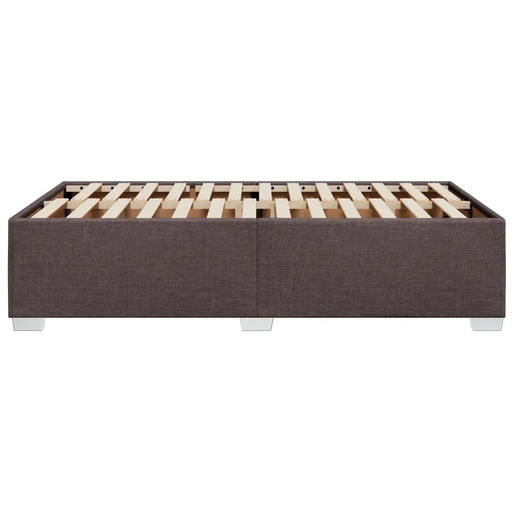 Giroletto senza Materasso Marrone Scuro 80x200 cm in Tessuto