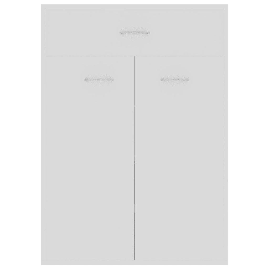 Scarpiera Bianca 60x35x84 cm in Legno Multistrato 801071