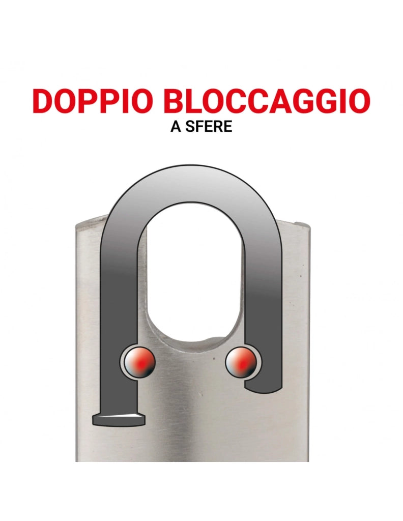 Lucchetto MARINOX 40 mm, 2 chiavi – THIRARD