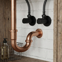 Valvola Ad Angolo 02 1/2" X 3/8" Black