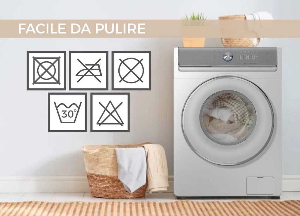 Copridivano Trapuntato Antimacchia Imbottito Quadri Beige Modello Galles - 2 Posti - Galles