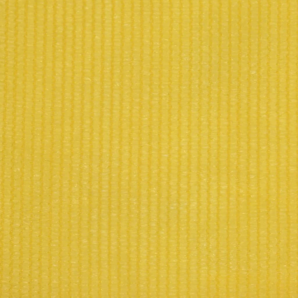 Schermo per balcone schermo per la privacy 75 x 500 cm HDPE giallo 02_0010195