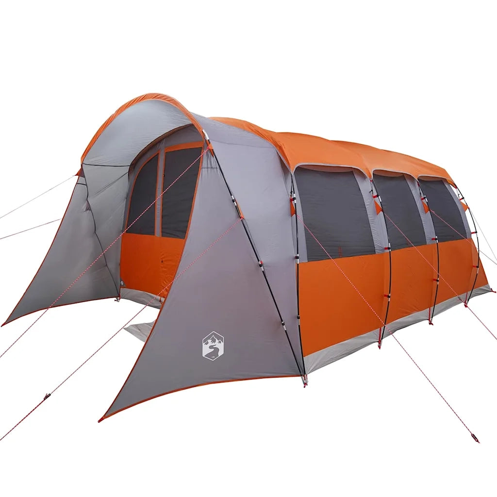 Tenda Familiare con tetto Grigio e arancione 576 x 325 x 213 cm 4100684