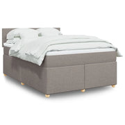 Giroletto a Molle con Materasso Tortora 140x190 cm in Tessuto 3288979