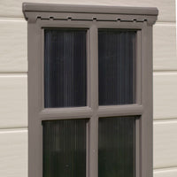 Casetta da giardino casetta da cabina casetta da deposito casetta da esterno casetta per attrezzi robusta Factor 86 beige beige 02_0042378