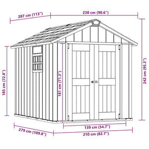 Keter Casetta da Giardino Oakland 759 Antracite 404245
