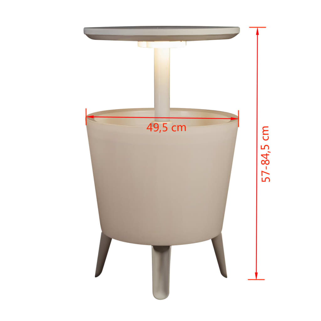 Keter Bar Refrigerante Illuminato Bianco 232924 407757