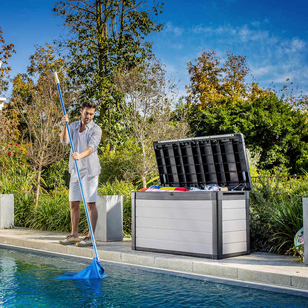 Keter Contenitore da Giardino Premier 380 L Grigio 440524