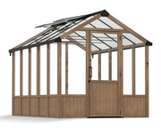 Canopia NATURA Doppio Strato Serra Da Giardino in Policarbonato  360X237.5X261 cm - Legno di cedro