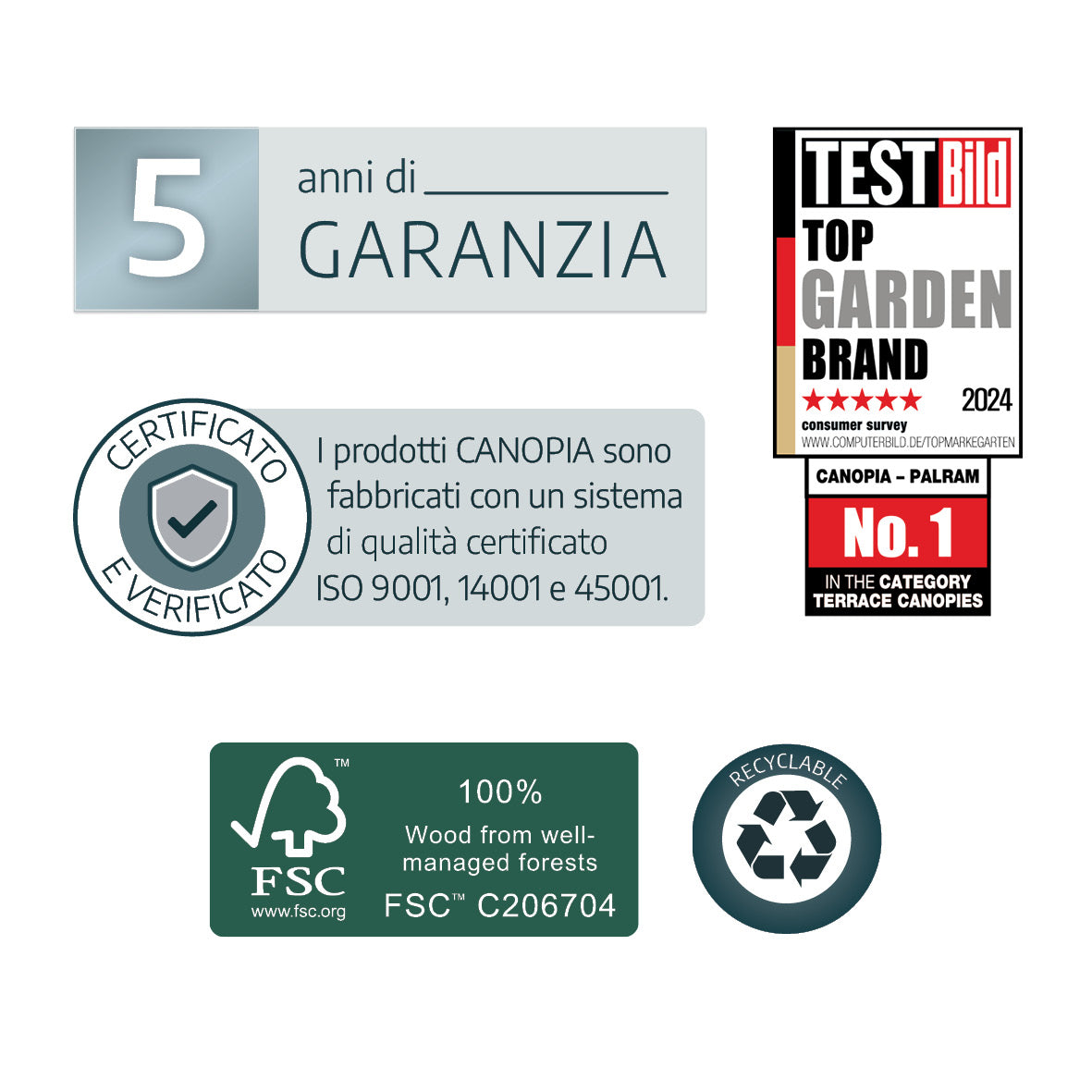 Canopia NATURA Doppio Strato Serra Da Giardino in Policarbonato  360X237.5X261 cm - Legno di cedro