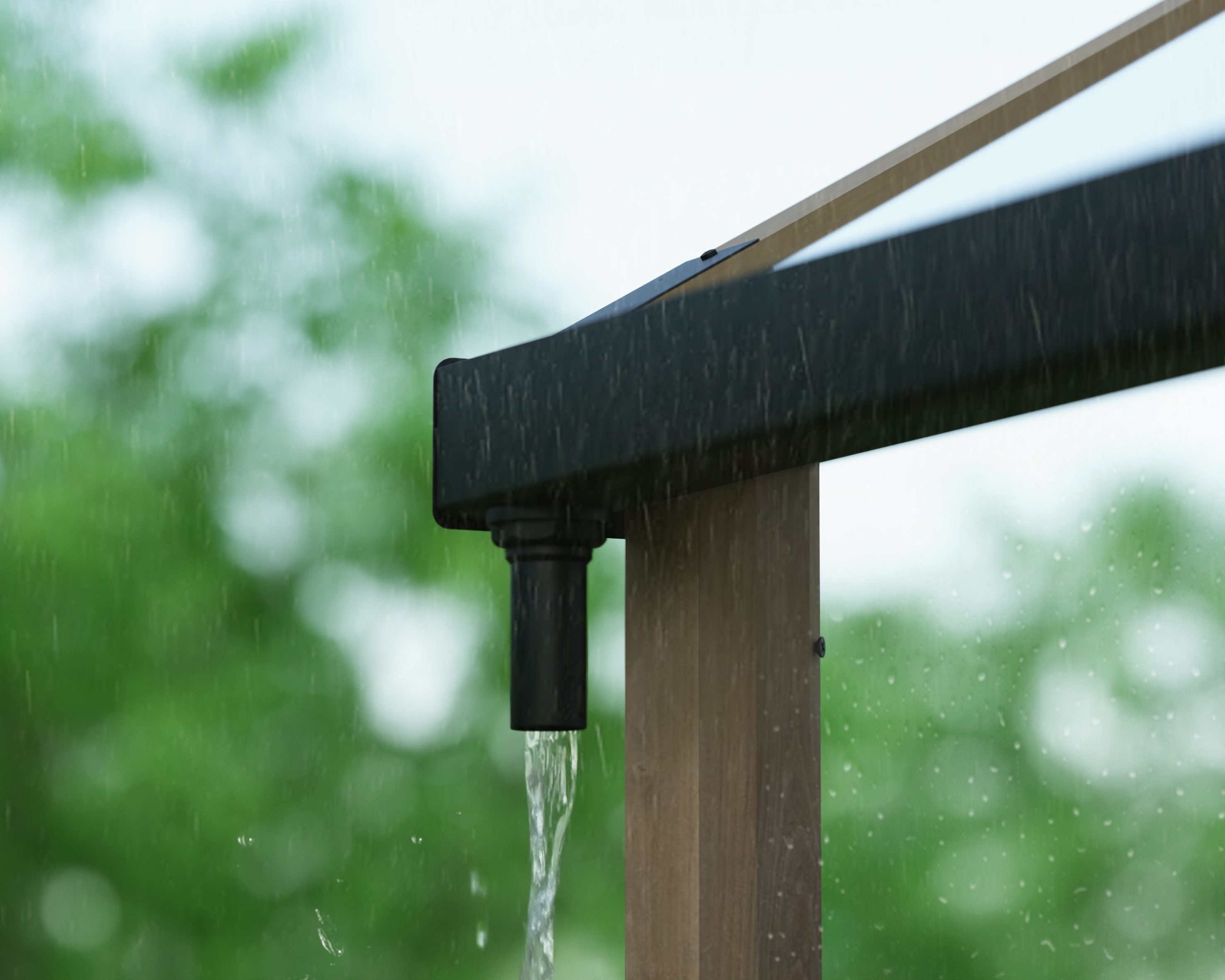 Canopia NATURA Doppio Strato Serra Da Giardino in Policarbonato  360X237.5X261 cm - Legno di cedro