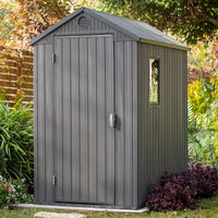 Keter Casetta da Giardino Darwin 46 Aspetto Legno Grigio 432439