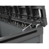 Keter Contenitore Portaoggetti da Esterno Cortina 570 L Grigio 446823