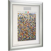 CORNICE PIATTA 50X70CM ARGENTO SPAZZOLATO