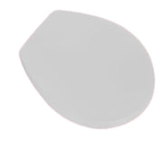 Sedile WC in MDF Bianco con Cerniere Regolabili in Metallo – Distanza Fori 110–210 mm