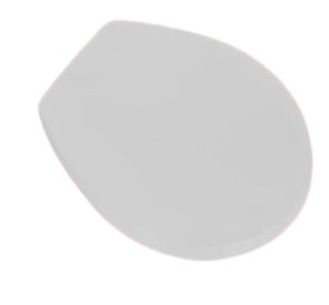 Sedile WC in MDF Bianco con Cerniere Regolabili in Metallo – Distanza Fori 110–210 mm