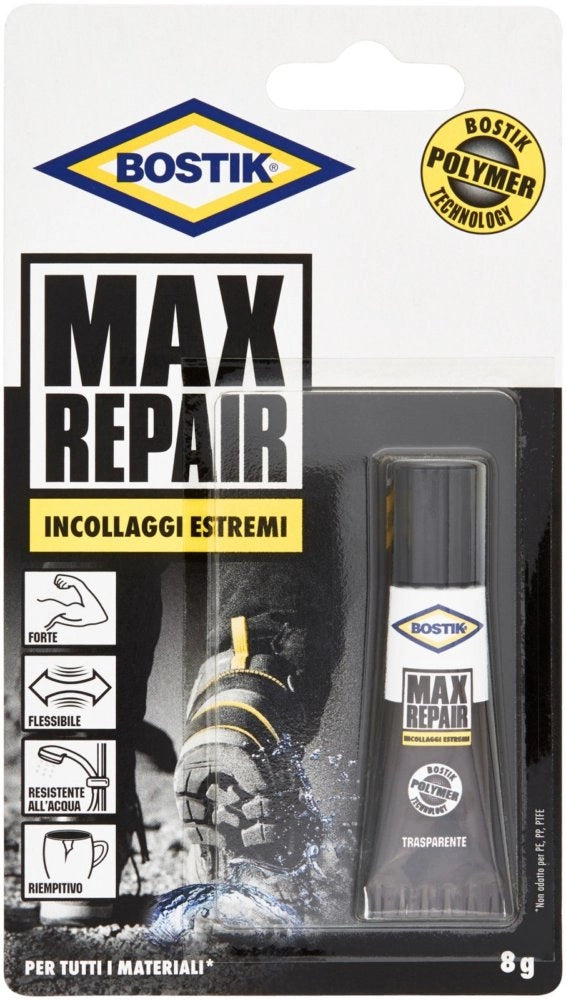 6pz bostik colla max repair gr 8 adesivo per riparazioni universali cod:ferx.95782
