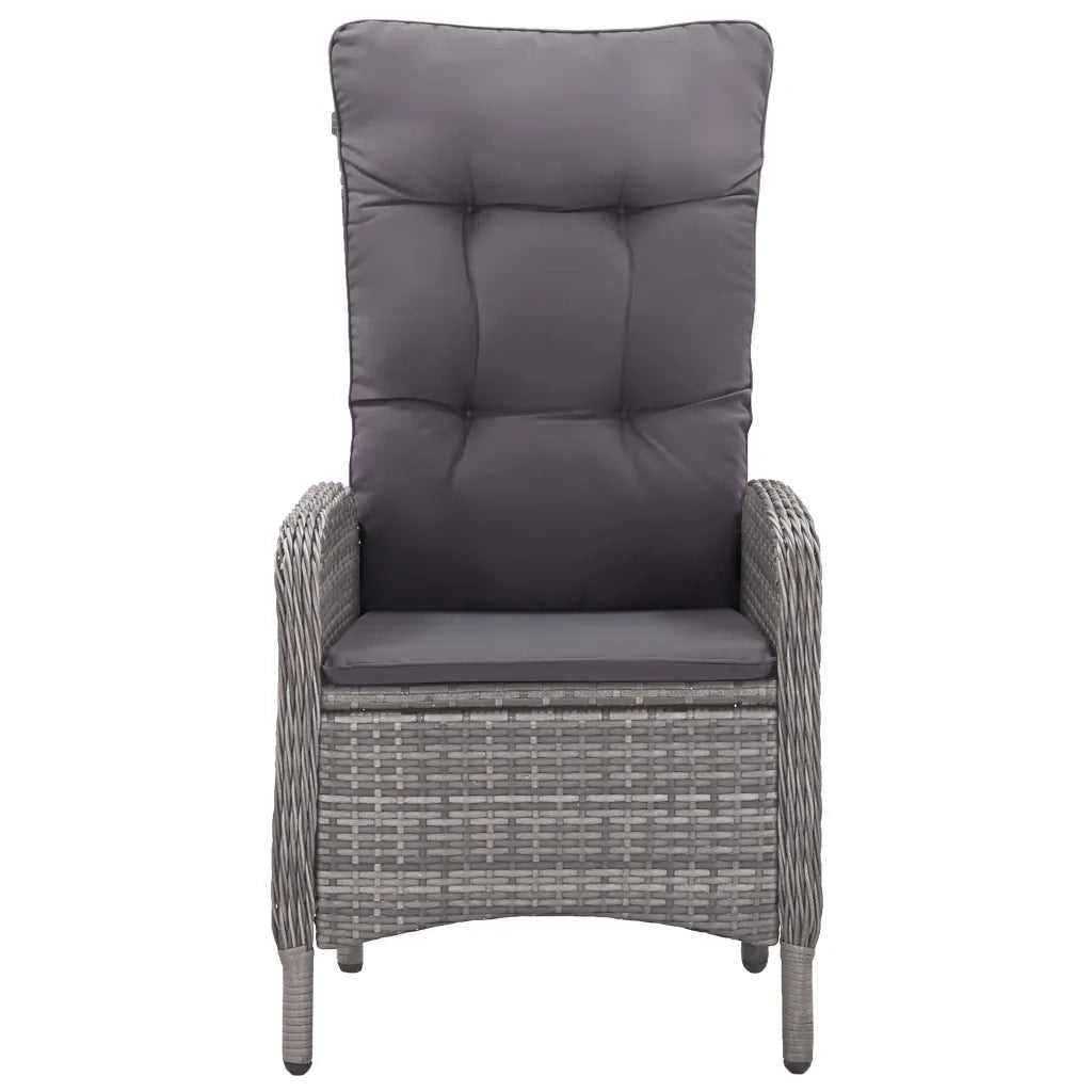 Set da Pranzo da Giardino 7 pz Grigio 3067775