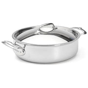 De Buyer 3741.28 Affinity Casseruola Bassa con Coperchio 28 cm Acciaio Inox 4,6 L Induzione colore Acciaio inossidabile