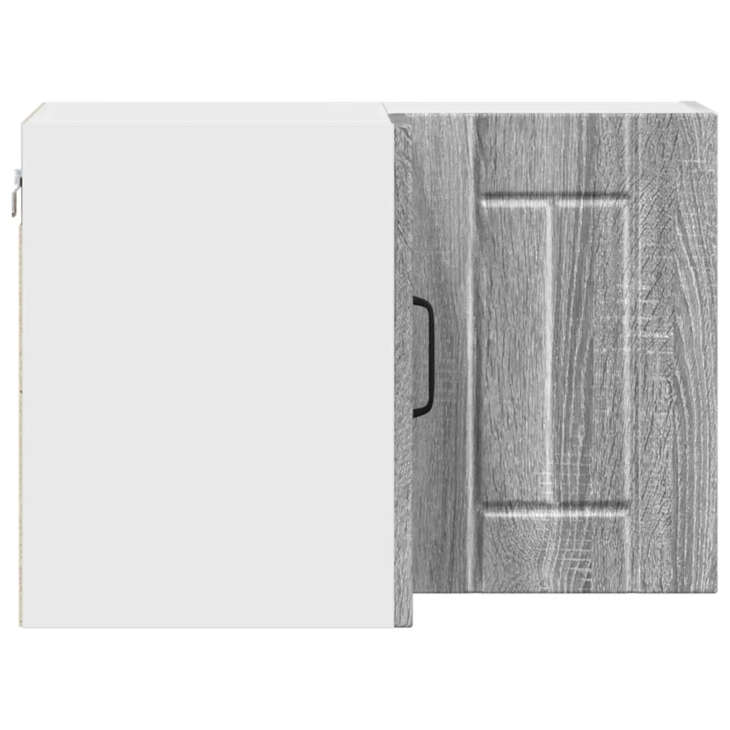 Pensile da cucina | Mobile angolare per parete LUCCA Grigio Sonoma 57 x 57 x 40 cm